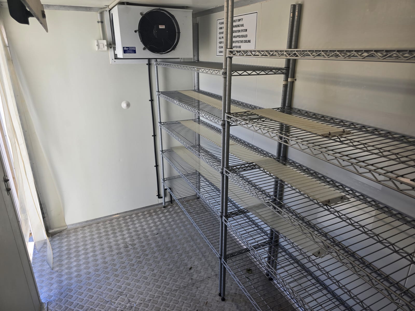 Portable mobile coolroom unit available for hire in Perth