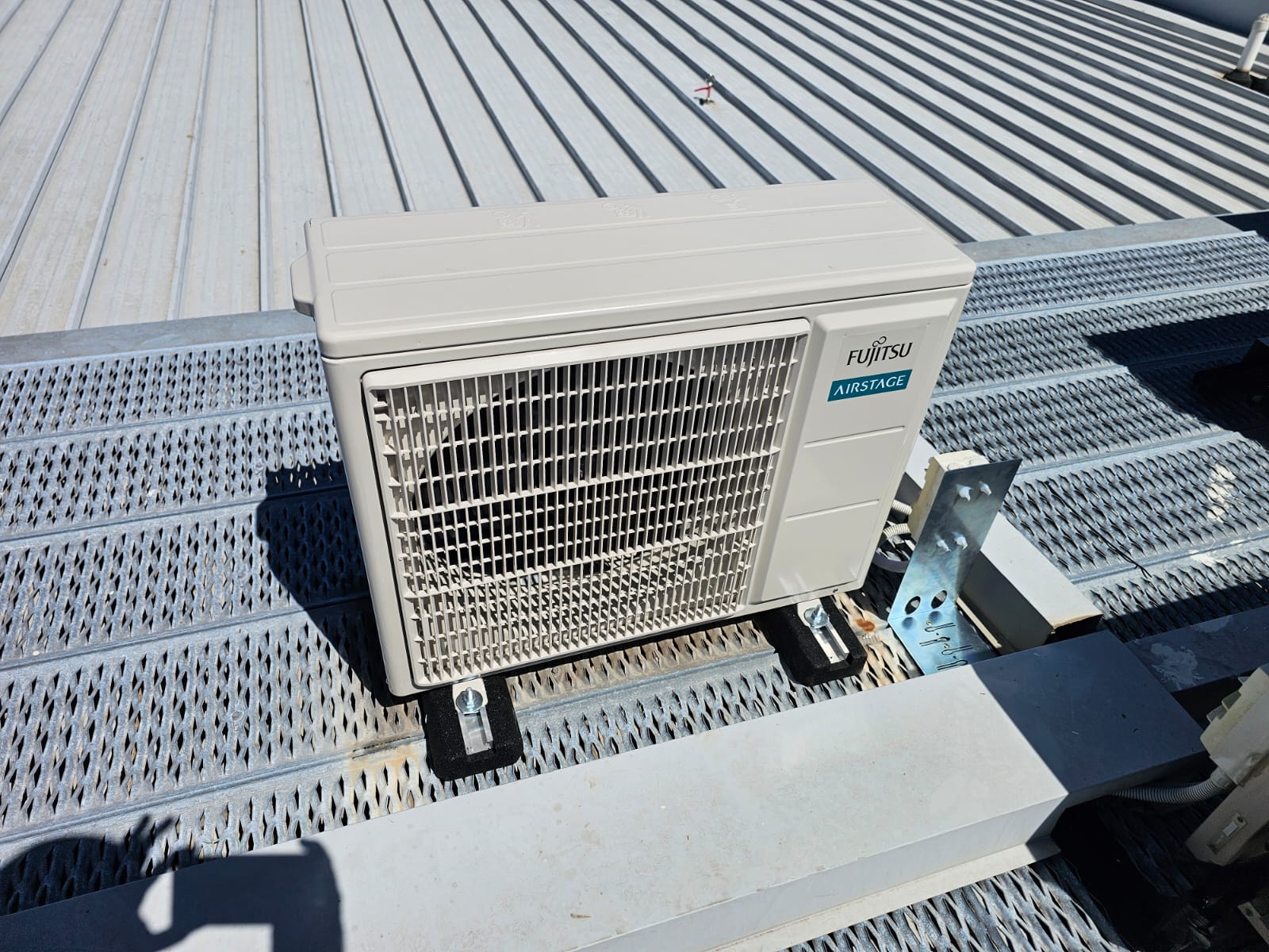 Residential Air Conditioning Unit in Perth being repaired