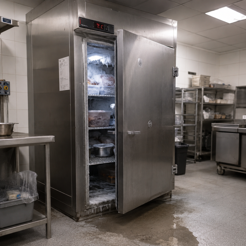 commercial freezer making noise